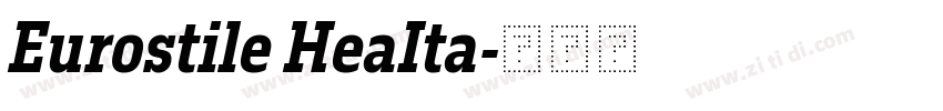 Eurostile HeaIta字体转换